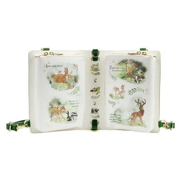 Loungefly Disney Classic Bambi Book Convertible Crossbody - Picture 4 of 8